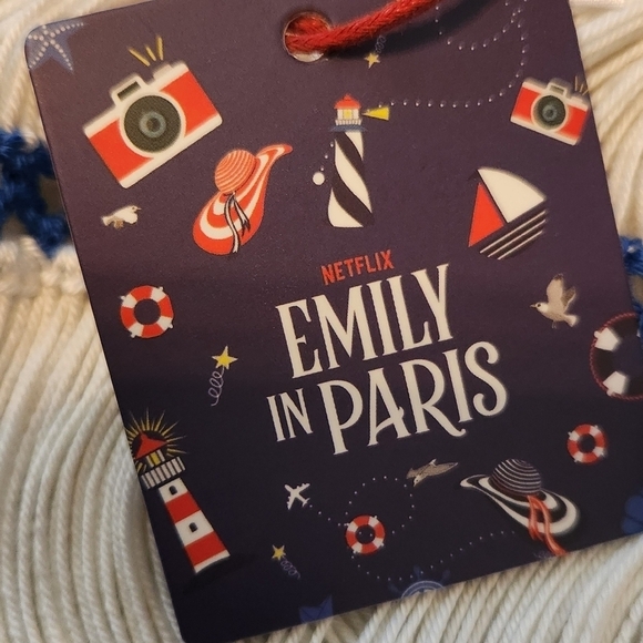 My Beachy Side Emily In Paris Bonbon Crocheted Halter Top - Picture 11 of 11